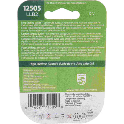 Philips Turn Signal / Parking Light Bulb 12505LLB2