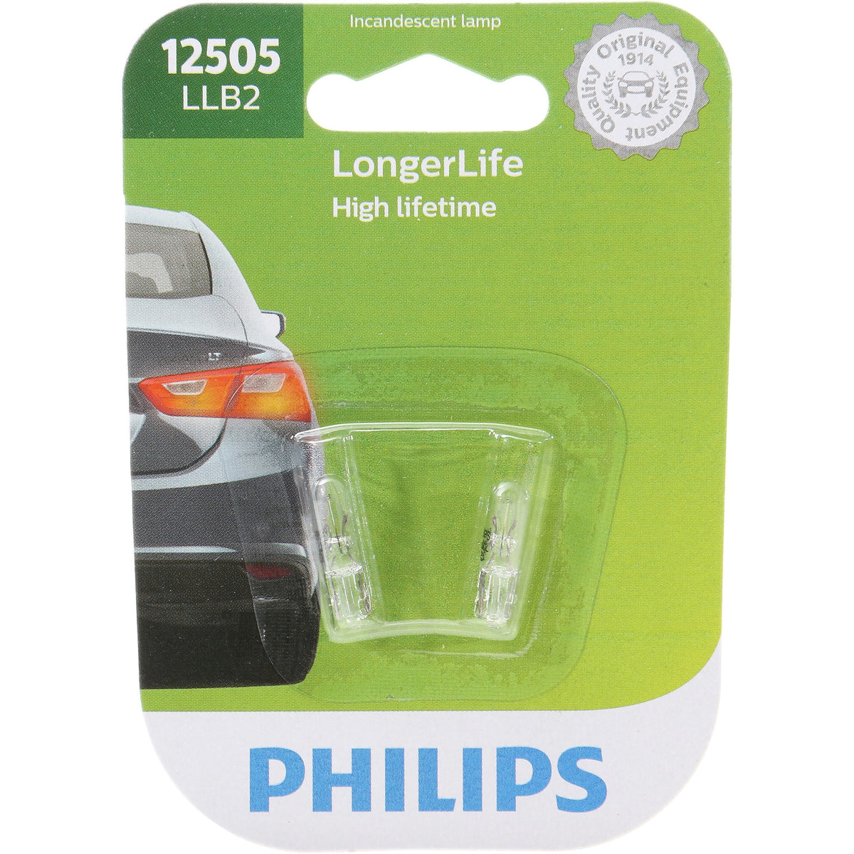 Philips Turn Signal / Parking Light Bulb 12505LLB2