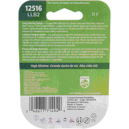 Philips Tail Light Bulb 12516LLB2