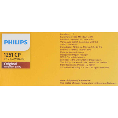 Philips Turn Signal / Parking Light Bulb 1251CP