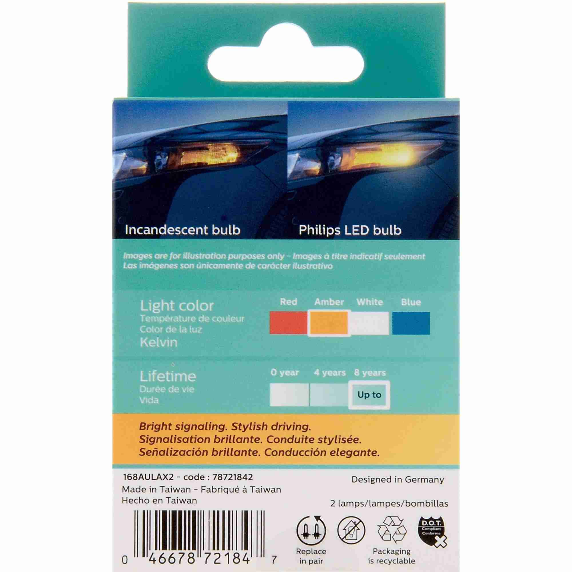 Philips Multi-Purpose Light Bulb 168ALED