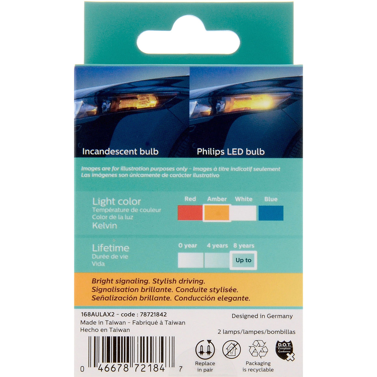 Philips Multi-Purpose Light Bulb 168ALED