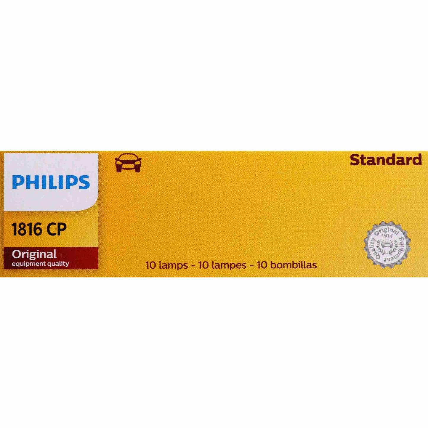 Philips Instrument Panel Courtesy Light Bulb 1816CP