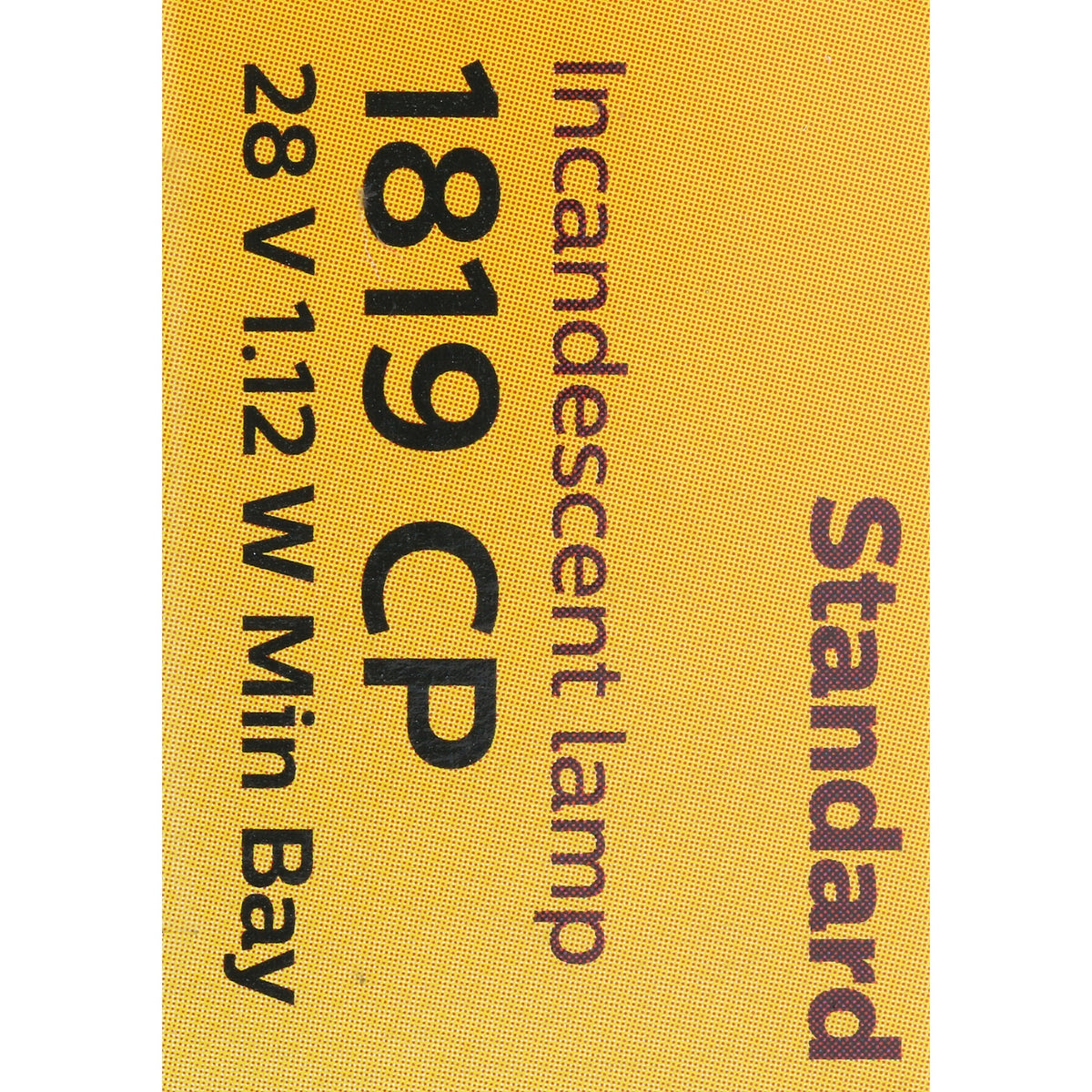 Philips Instrument Panel Light Bulb 1819CP