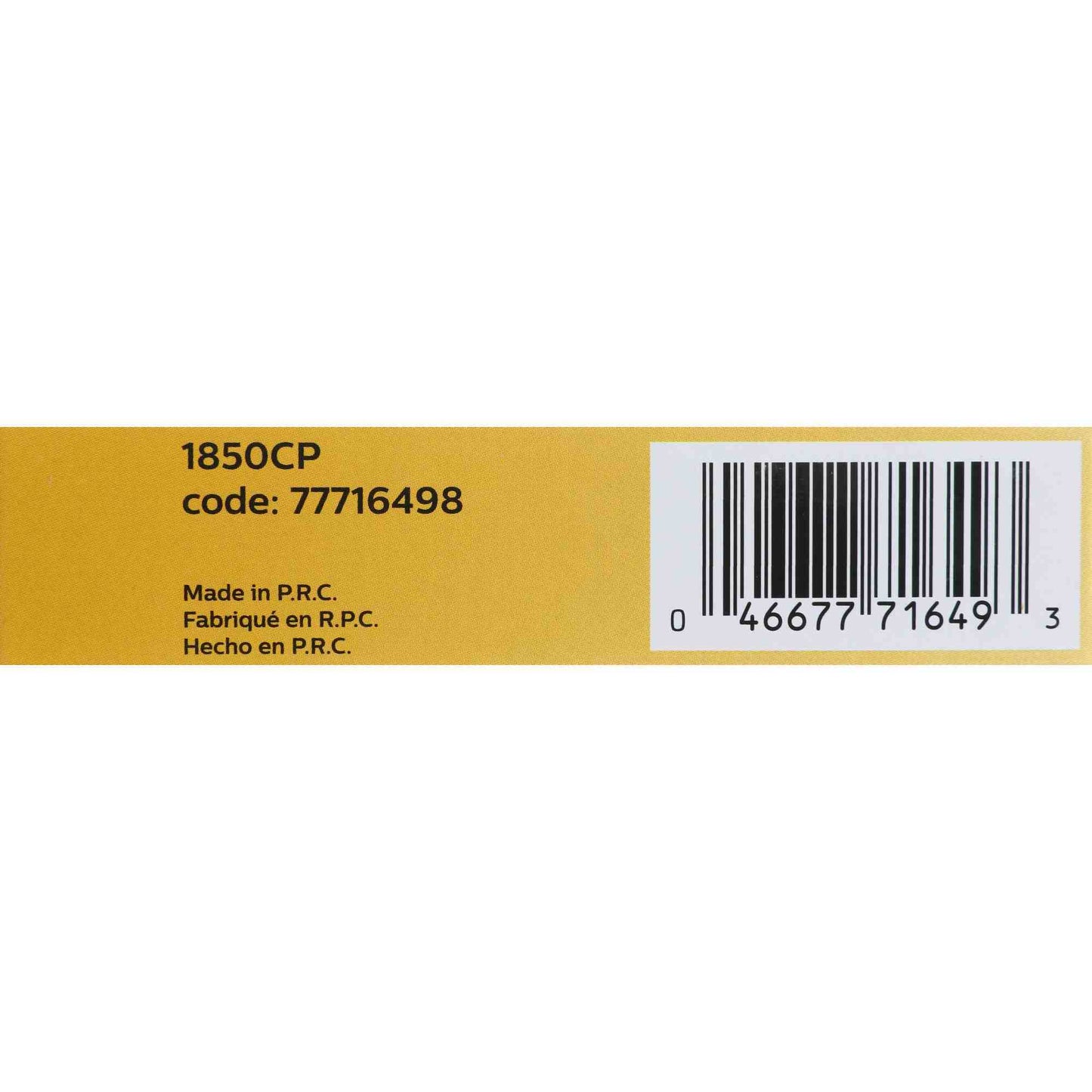 Philips Instrument Panel Light Bulb 1850CP