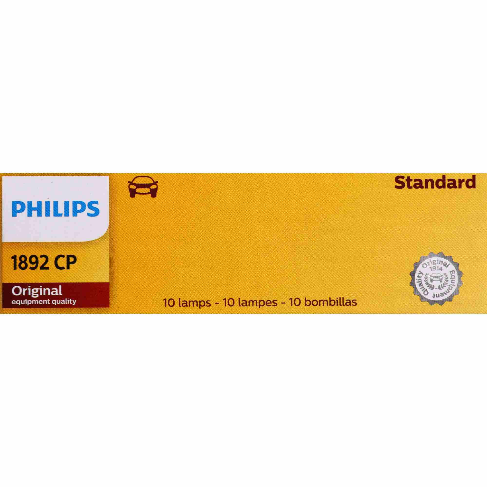 Philips Instrument Panel Courtesy Light Bulb 1892CP