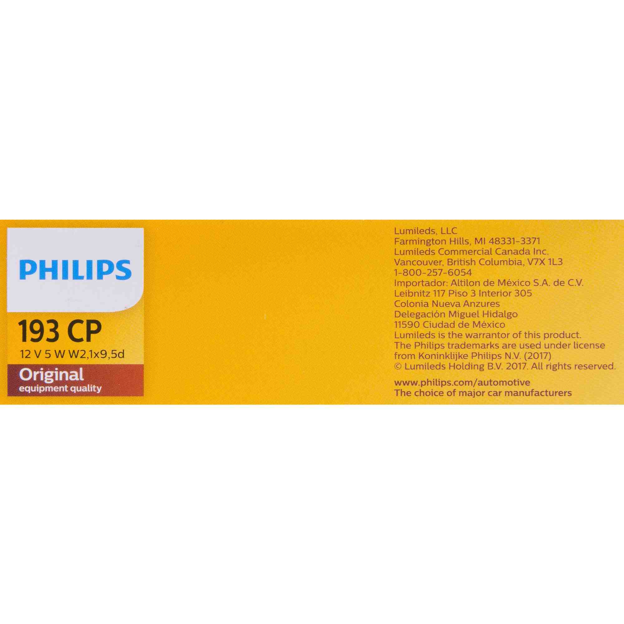 Philips Multi-Purpose Light Bulb 193CP