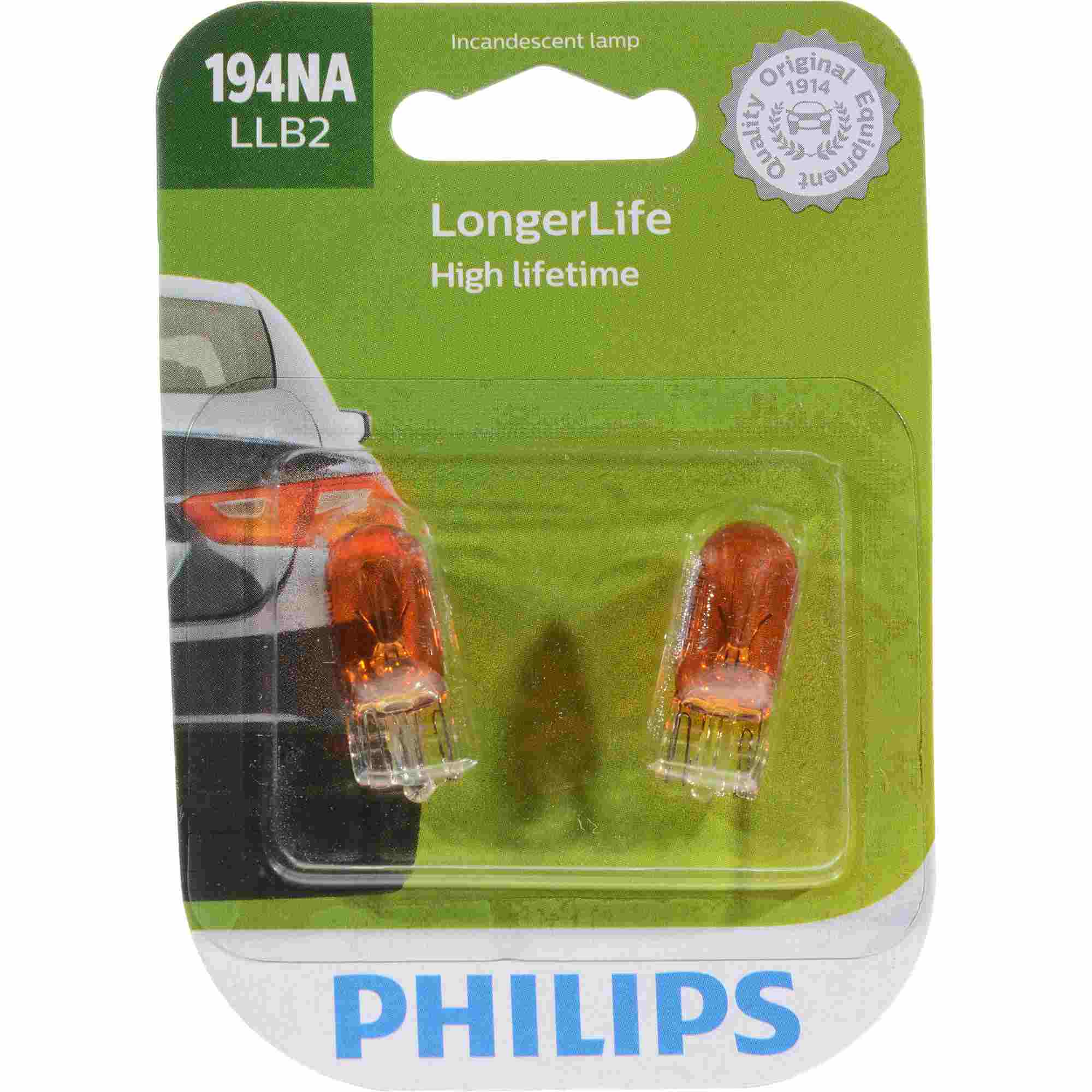 Philips Turn Signal Light Bulb 194NALLB2