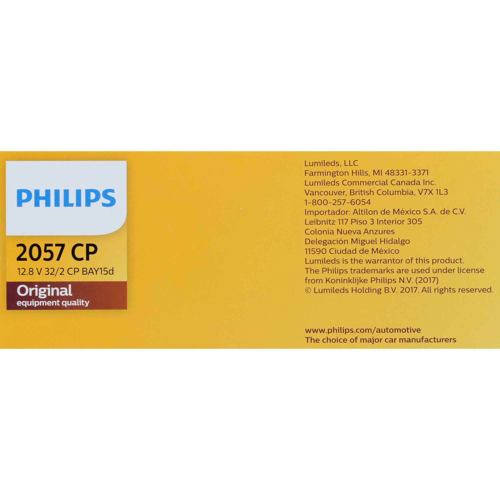 Philips Turn Signal Light Bulb 2057CP