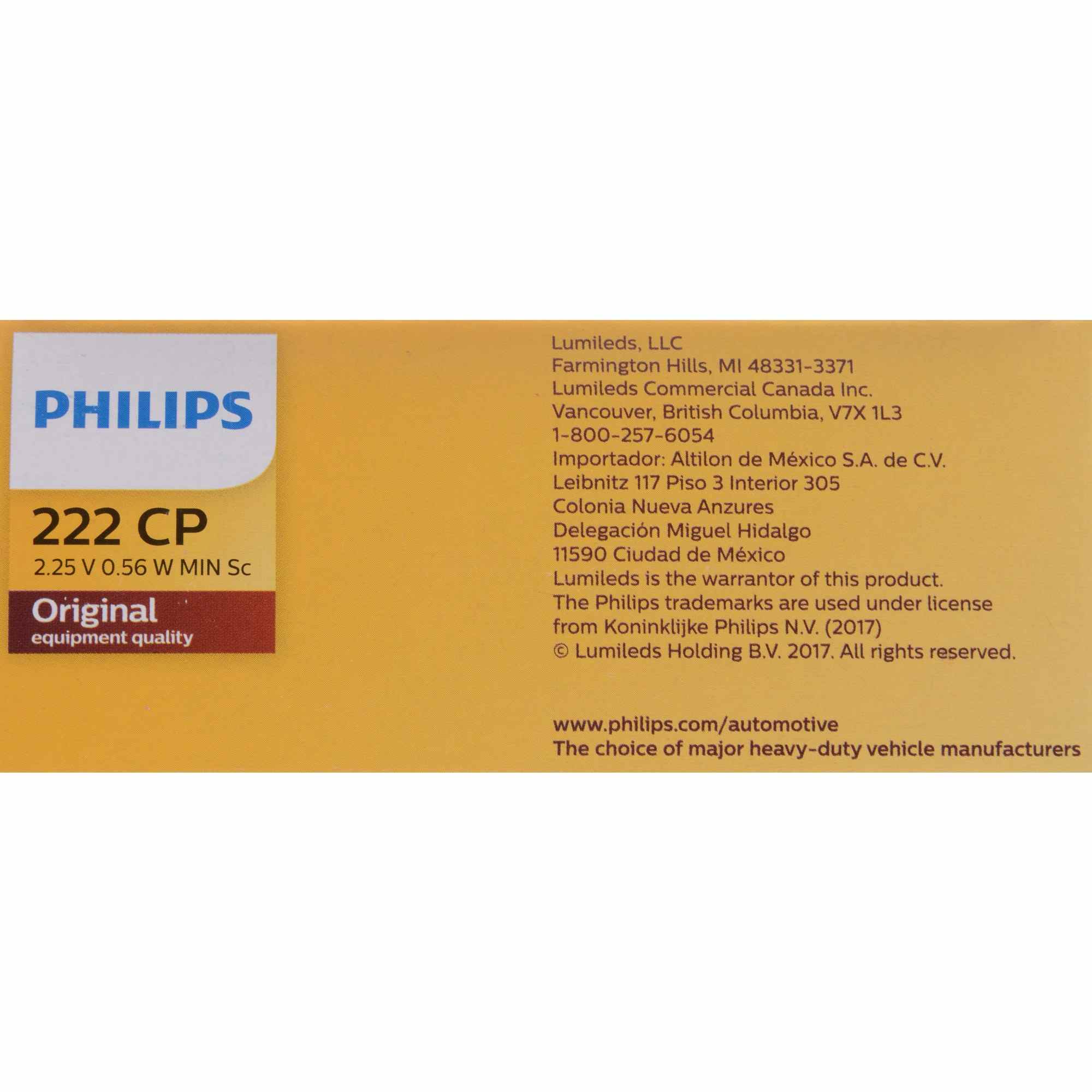 Philips Multi-Purpose Light Bulb 222CP