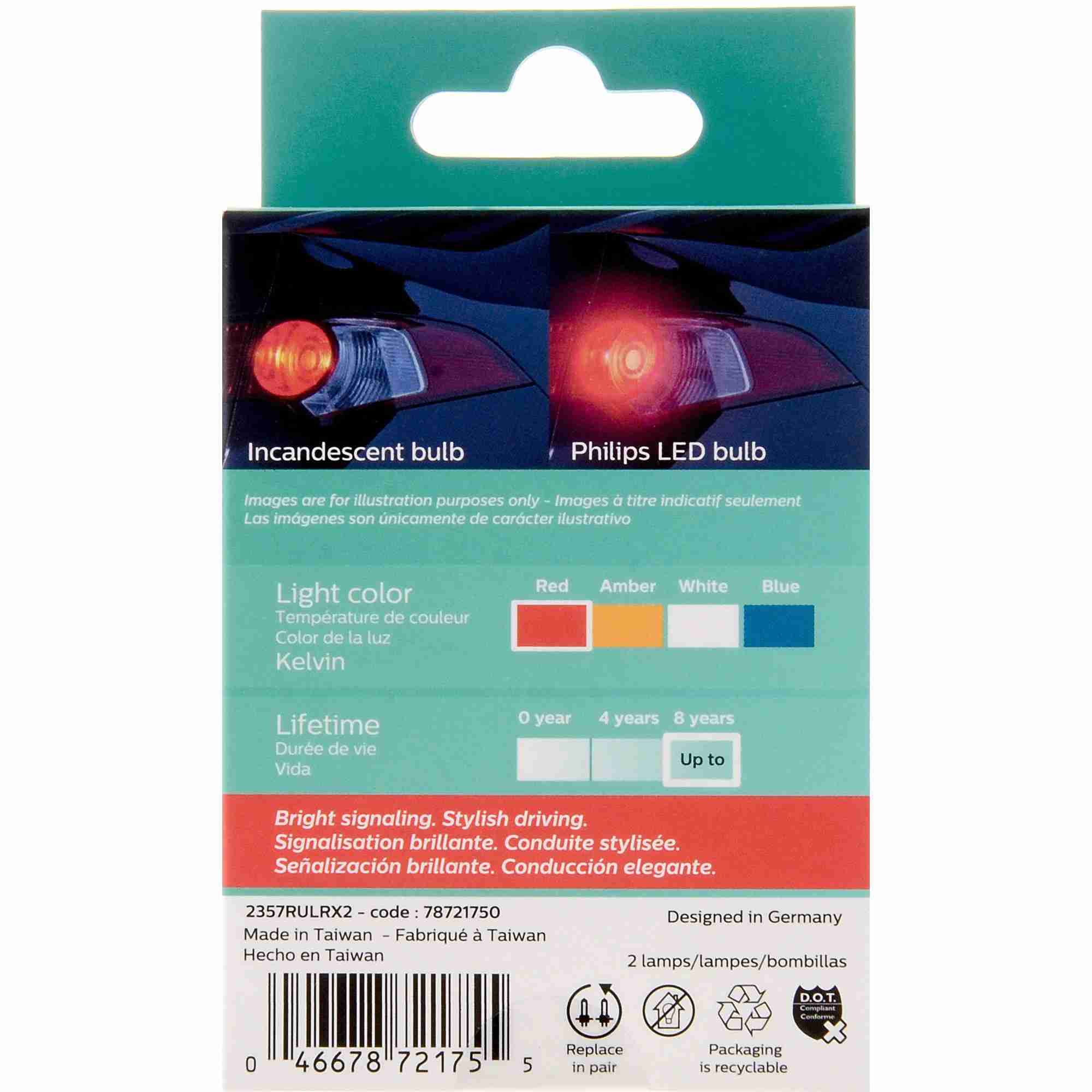 Philips Multi-Purpose Light Bulb 2357RLED