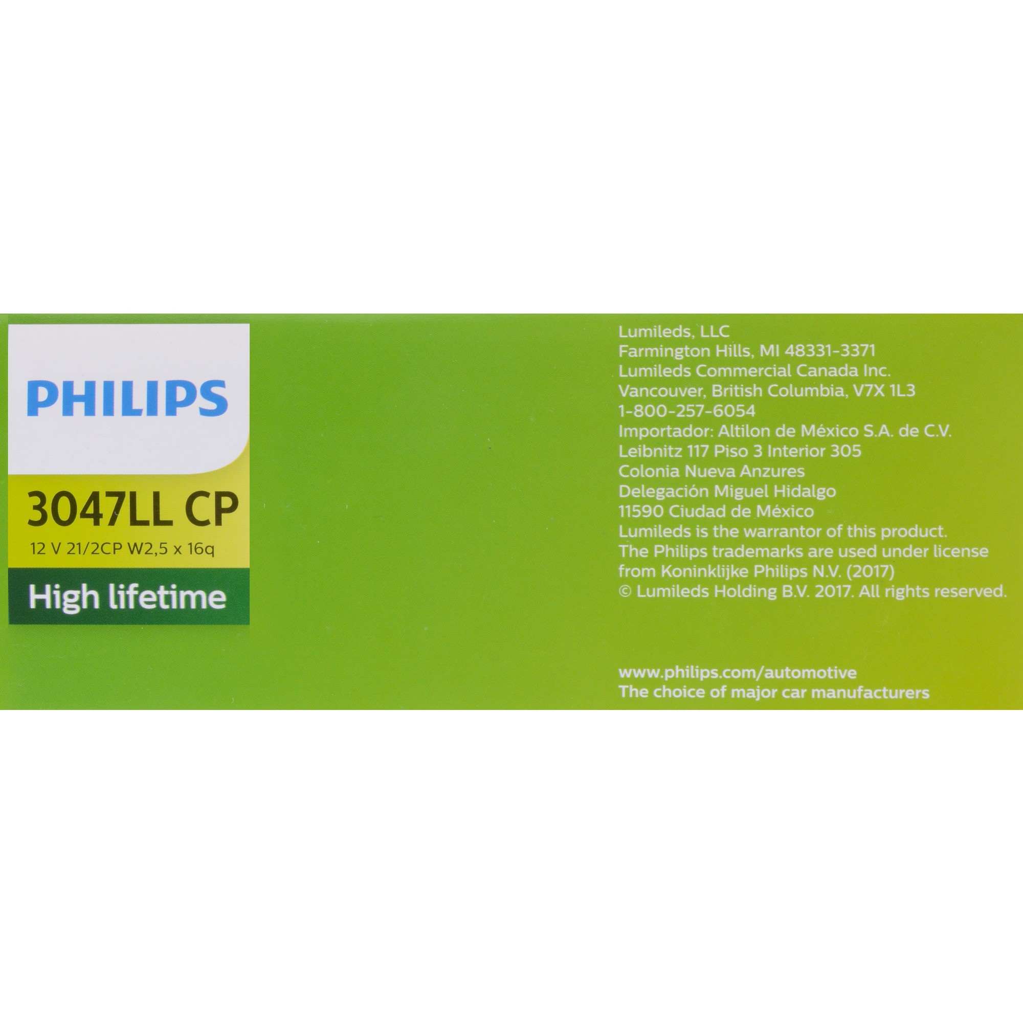 Philips Tail Light Bulb 3047LLCP