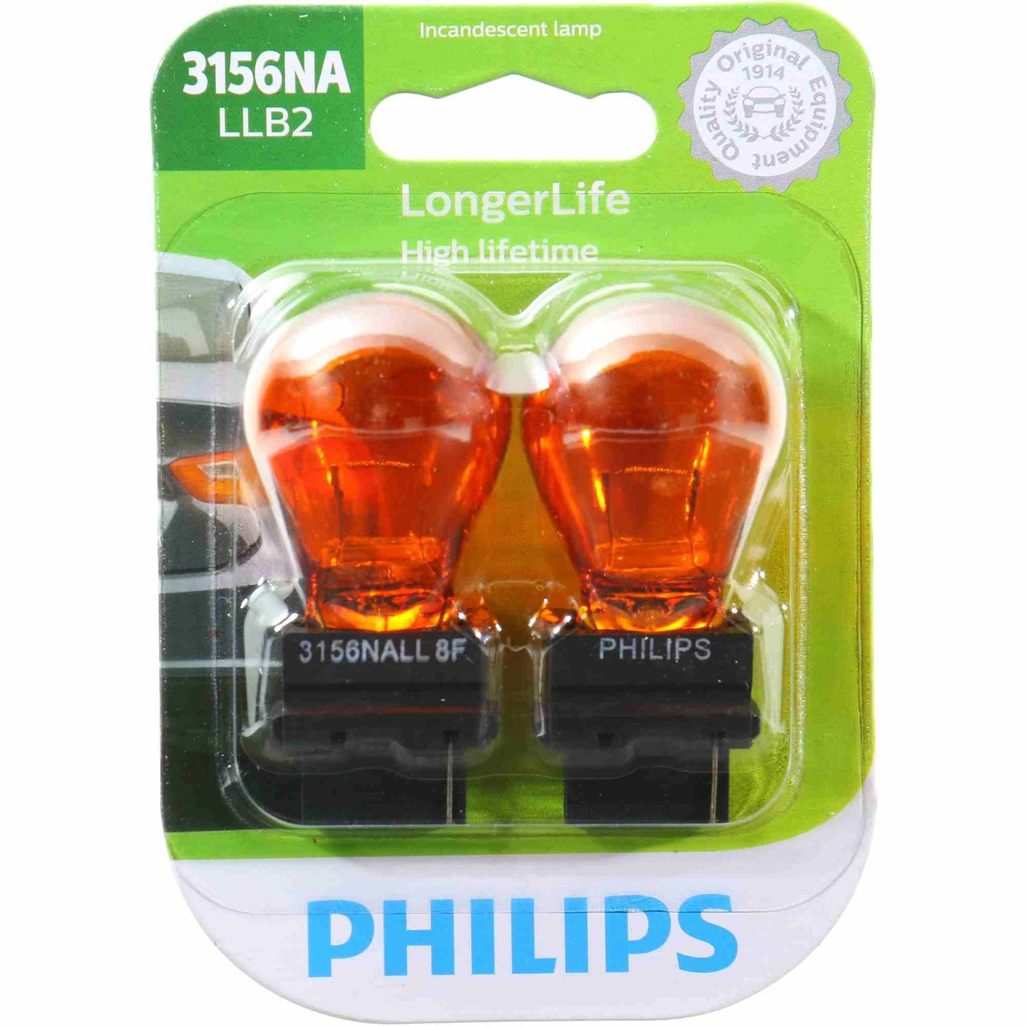 Philips Turn Signal Light Bulb 3156NALLB2