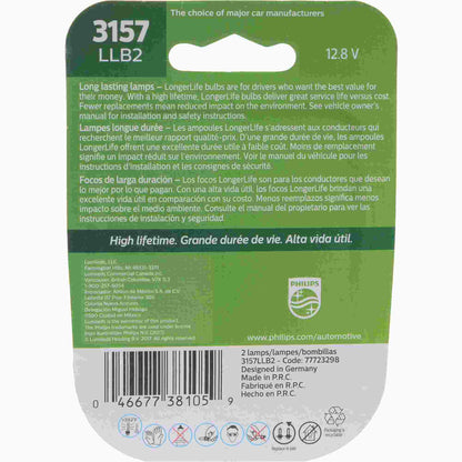 Philips Tail Light Bulb 3157LLB2