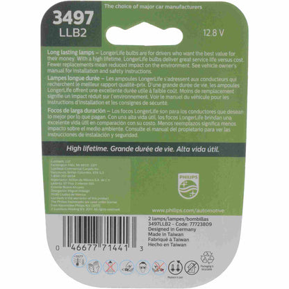 Philips Tail Light Bulb 3497LLB2