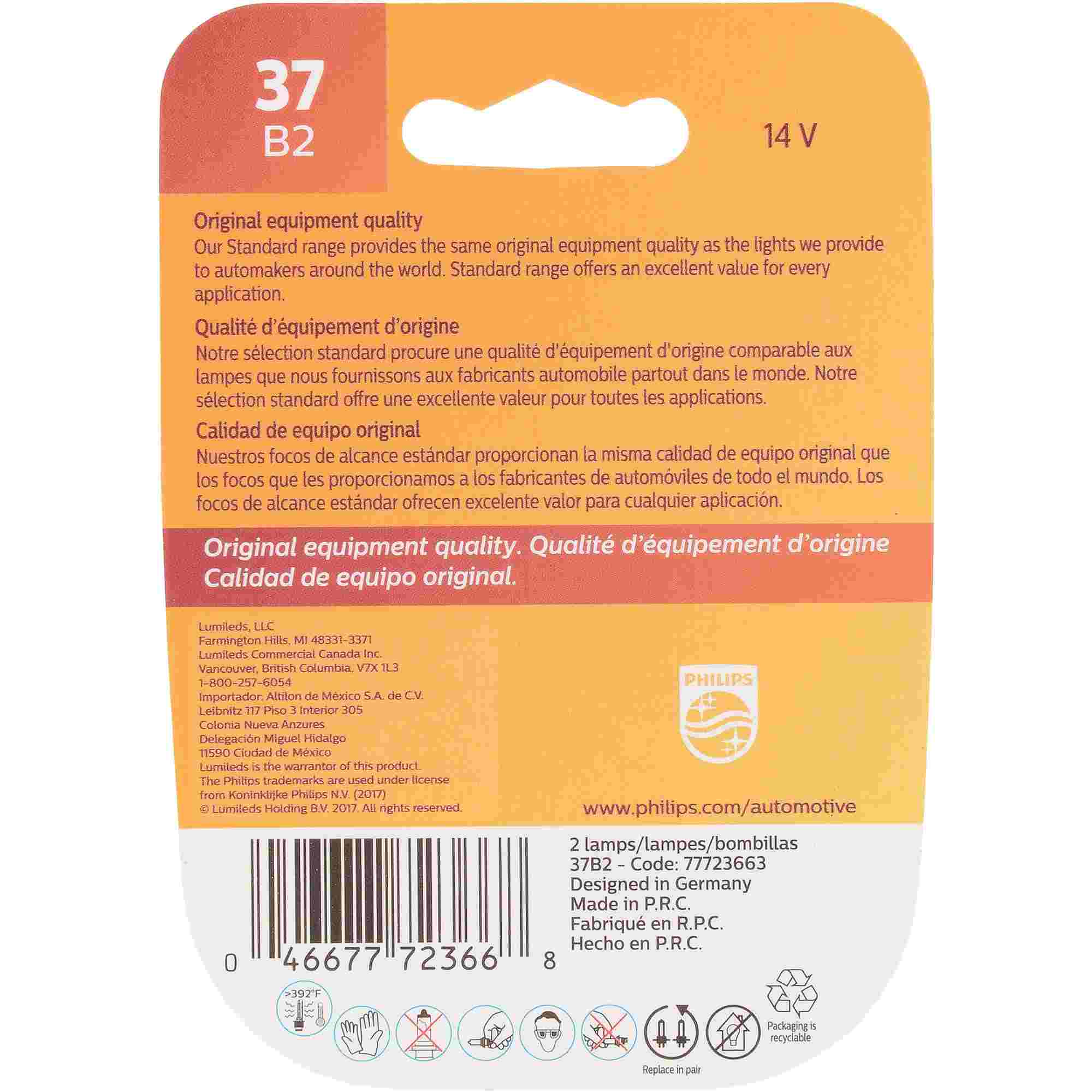 Philips Multi-Purpose Light Bulb 37B2