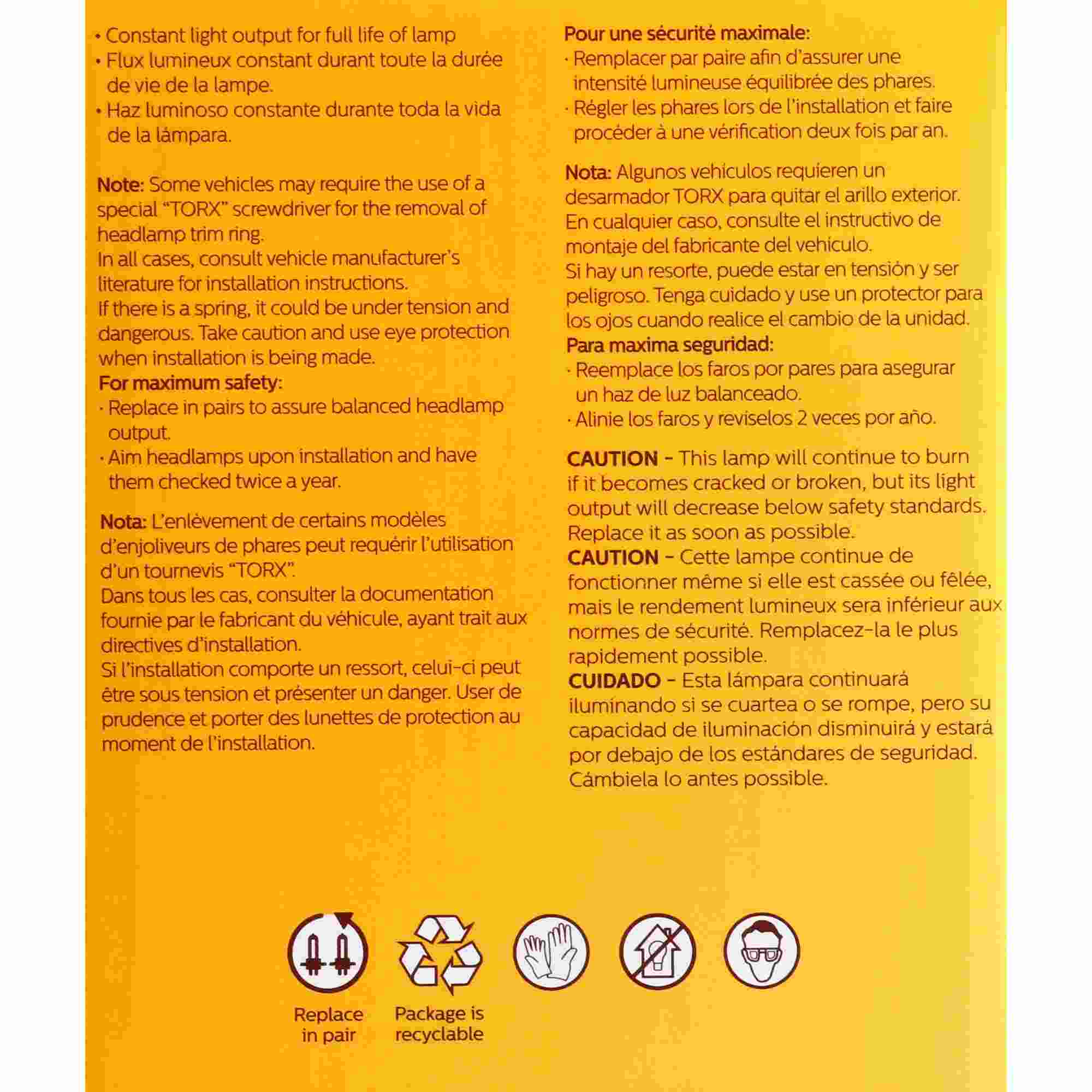 Philips Headlight Bulb 4049C1