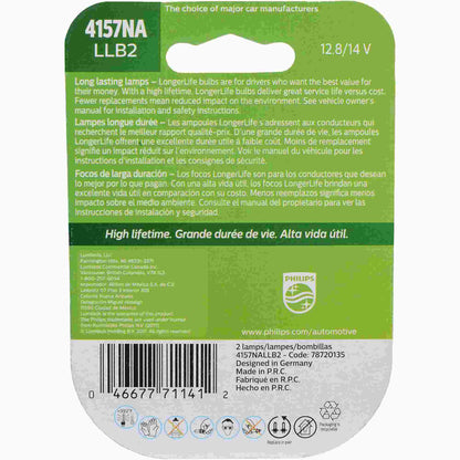 Philips Turn Signal Light Bulb 4157NALLB2