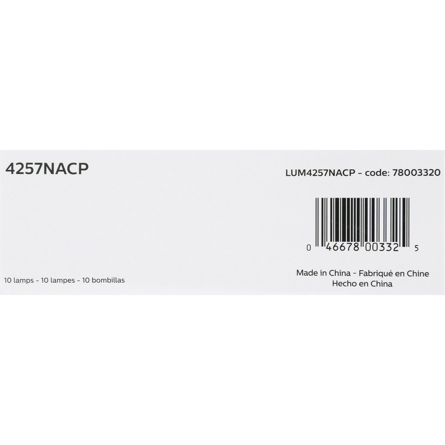 Philips Turn Signal / Parking Light Bulb 4257NACP