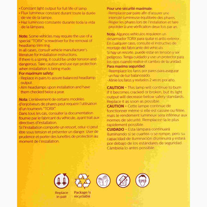 Philips Headlight Bulb 4412AC1