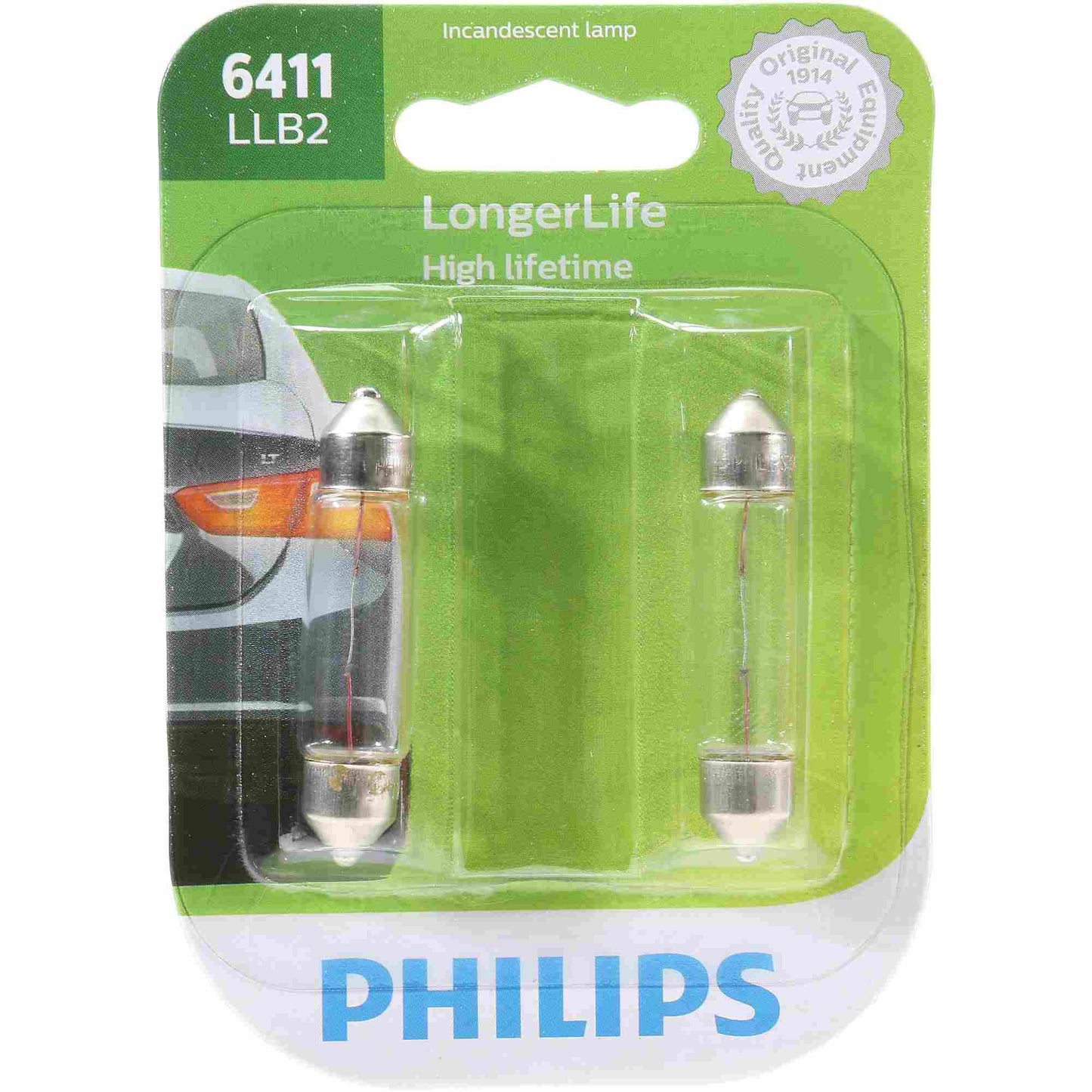 Philips Tail Light Bulb 6411LLB2