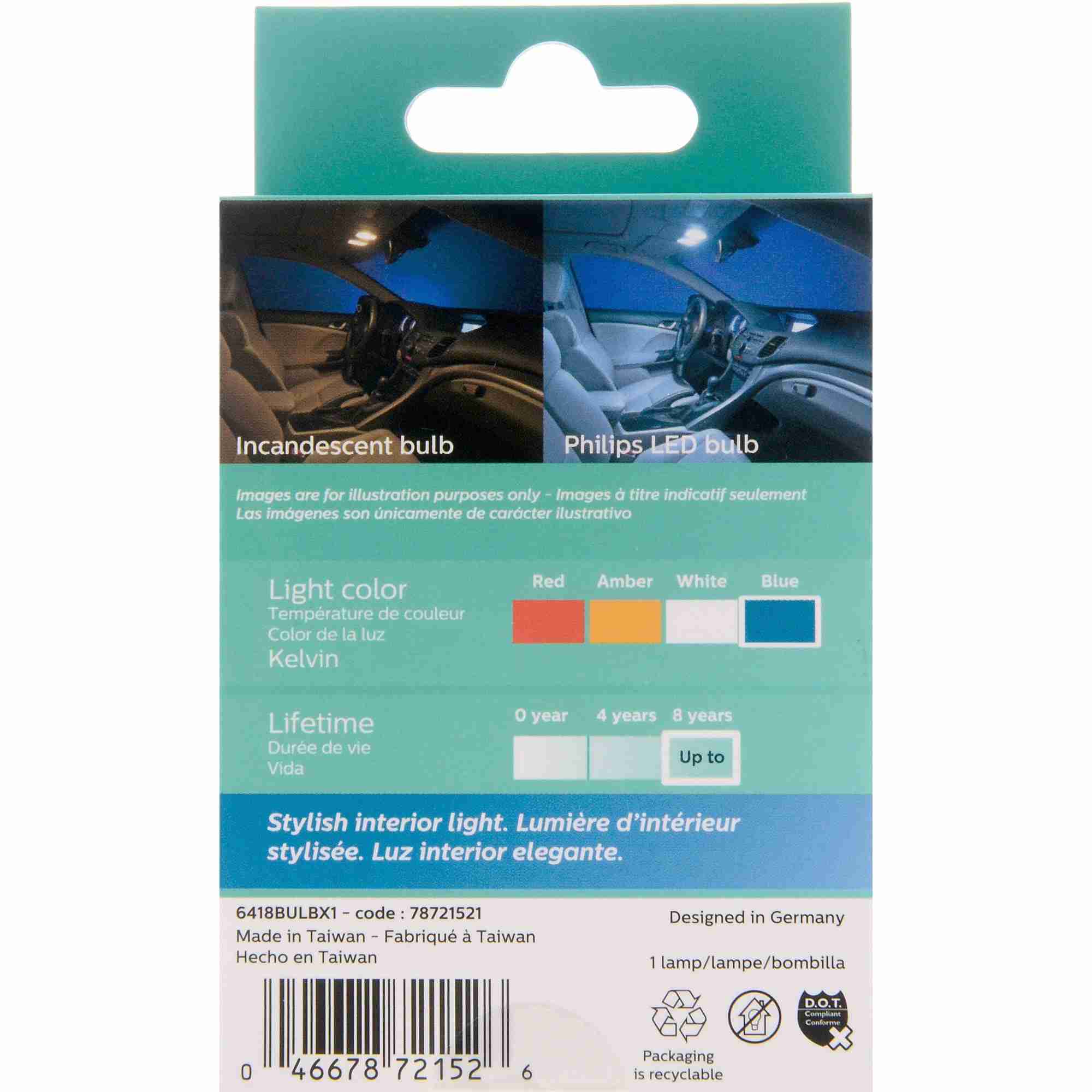 Philips Multi-Purpose Light Bulb 6418BLED