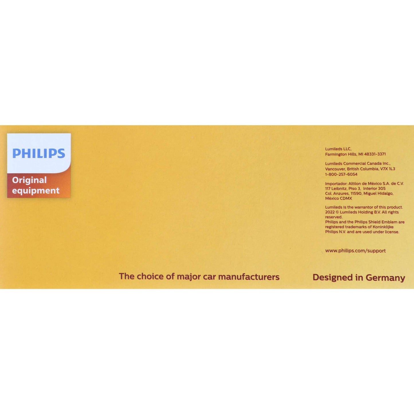 Philips Turn Signal / Parking Light Bulb 7440NACP
