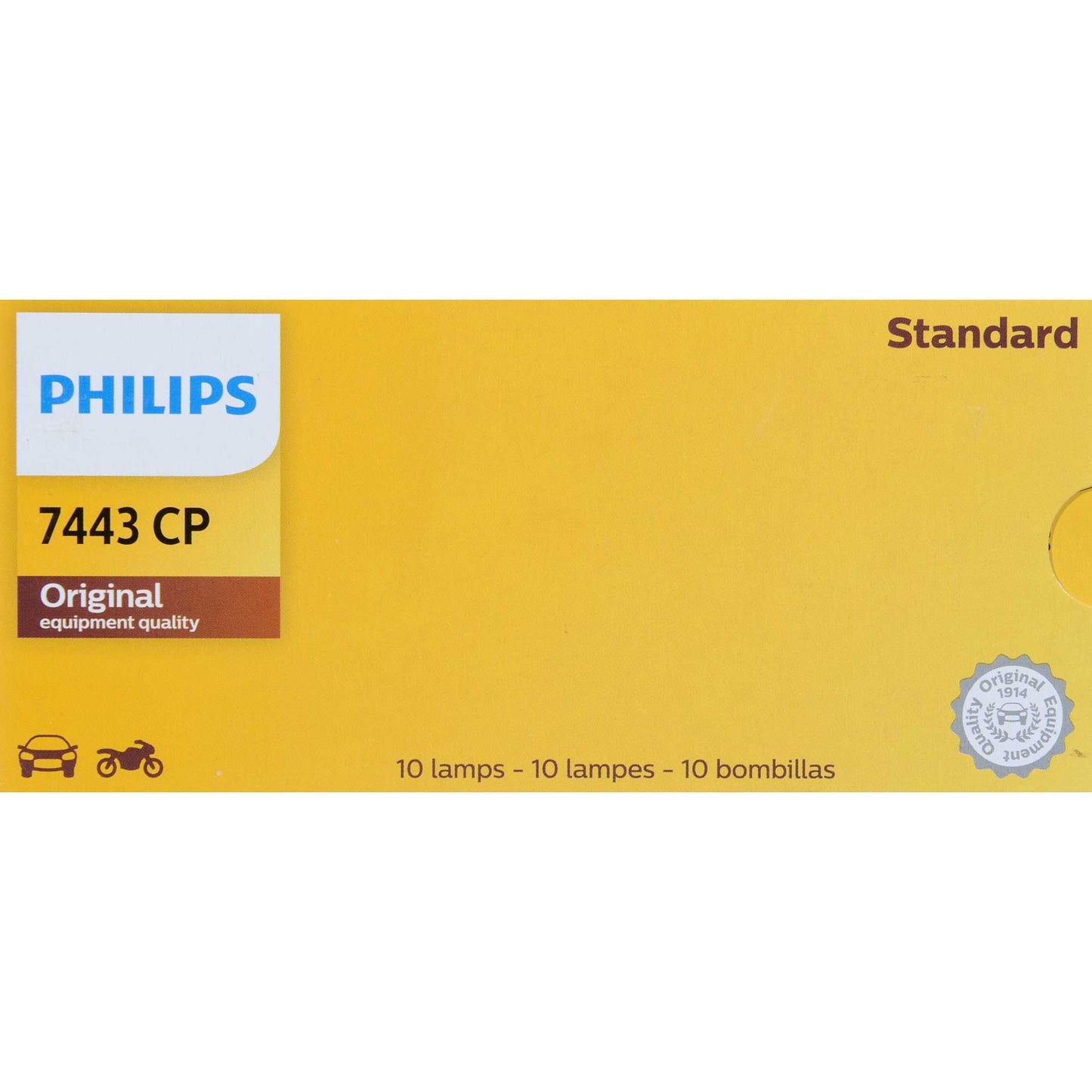 Philips Turn Signal Light Bulb 7443CP