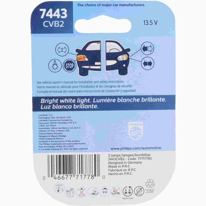 Philips Tail Light Bulb 7443CVB2