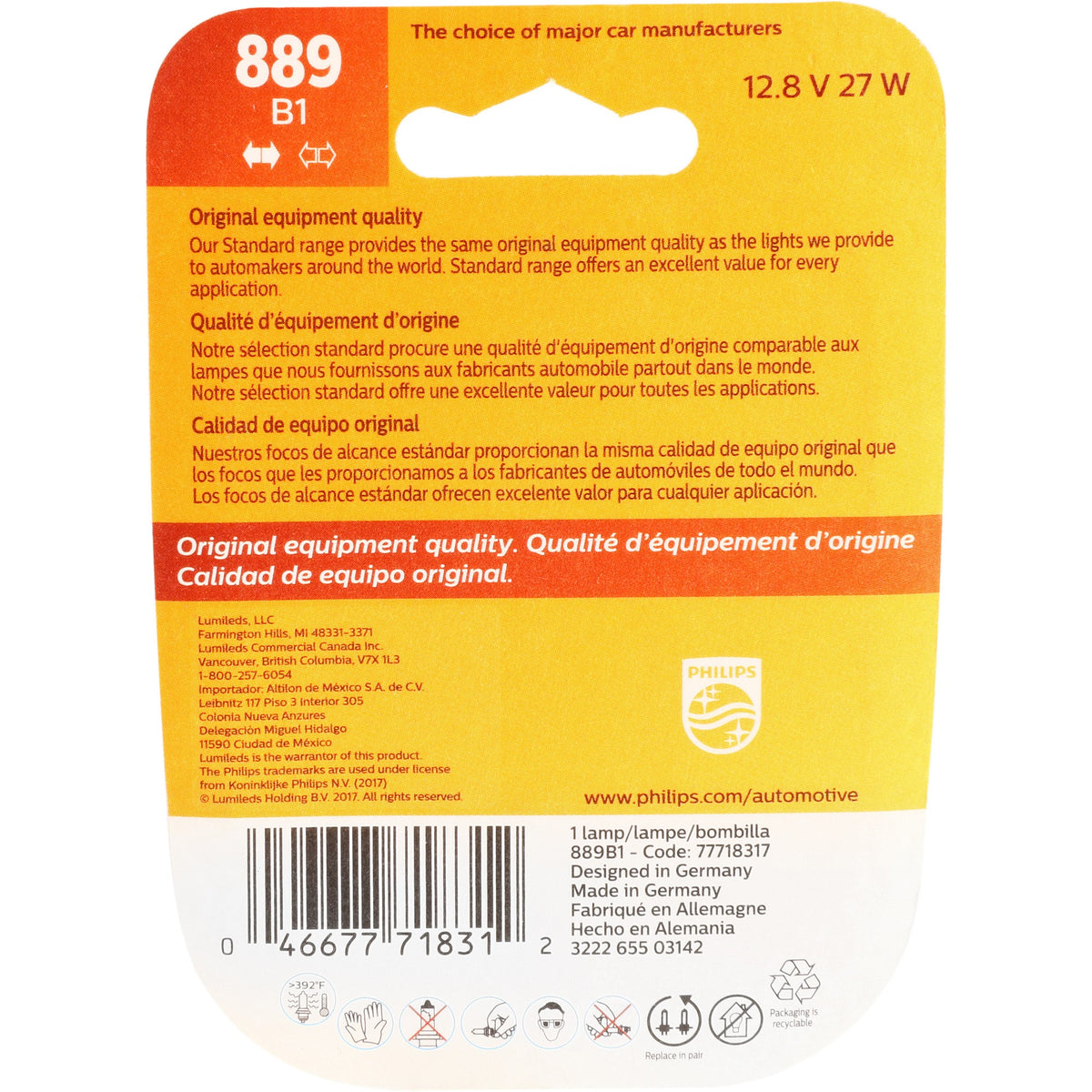 Philips Fog Light Bulb 889B1