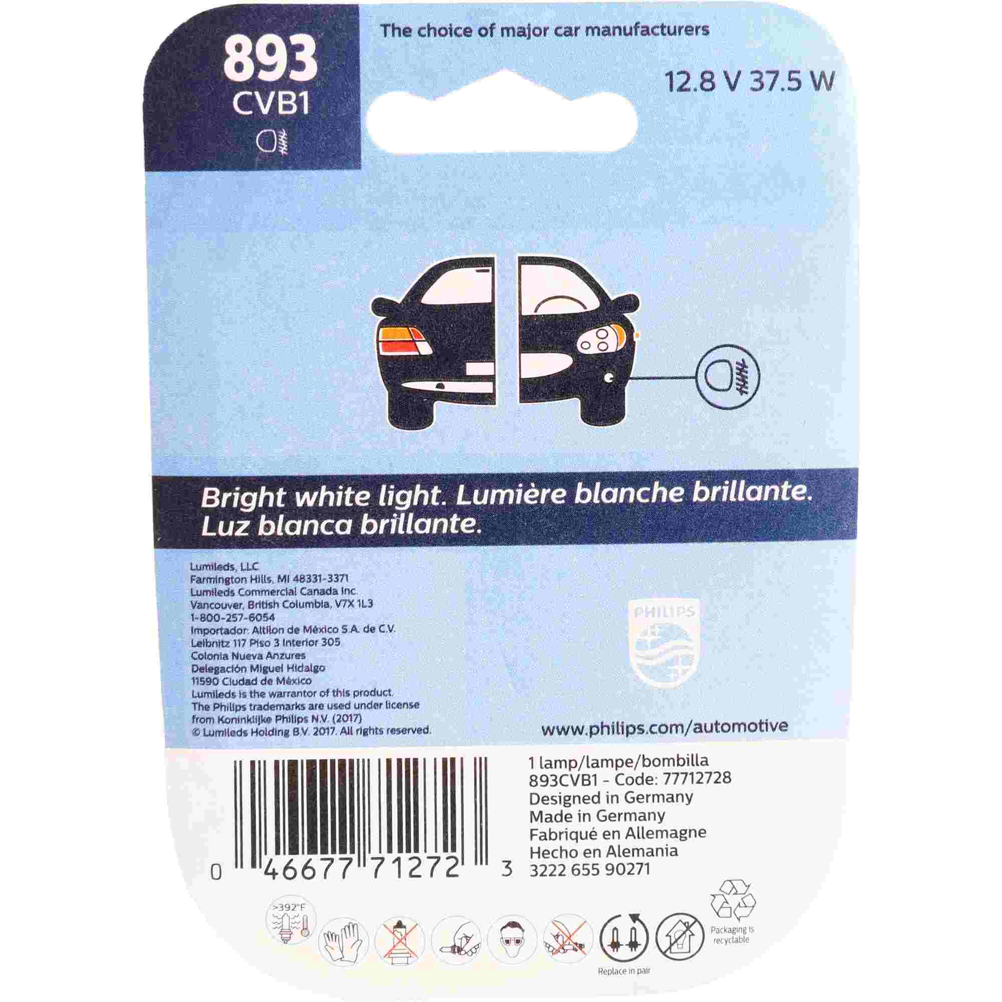 Philips Fog Light Bulb 893CVB1