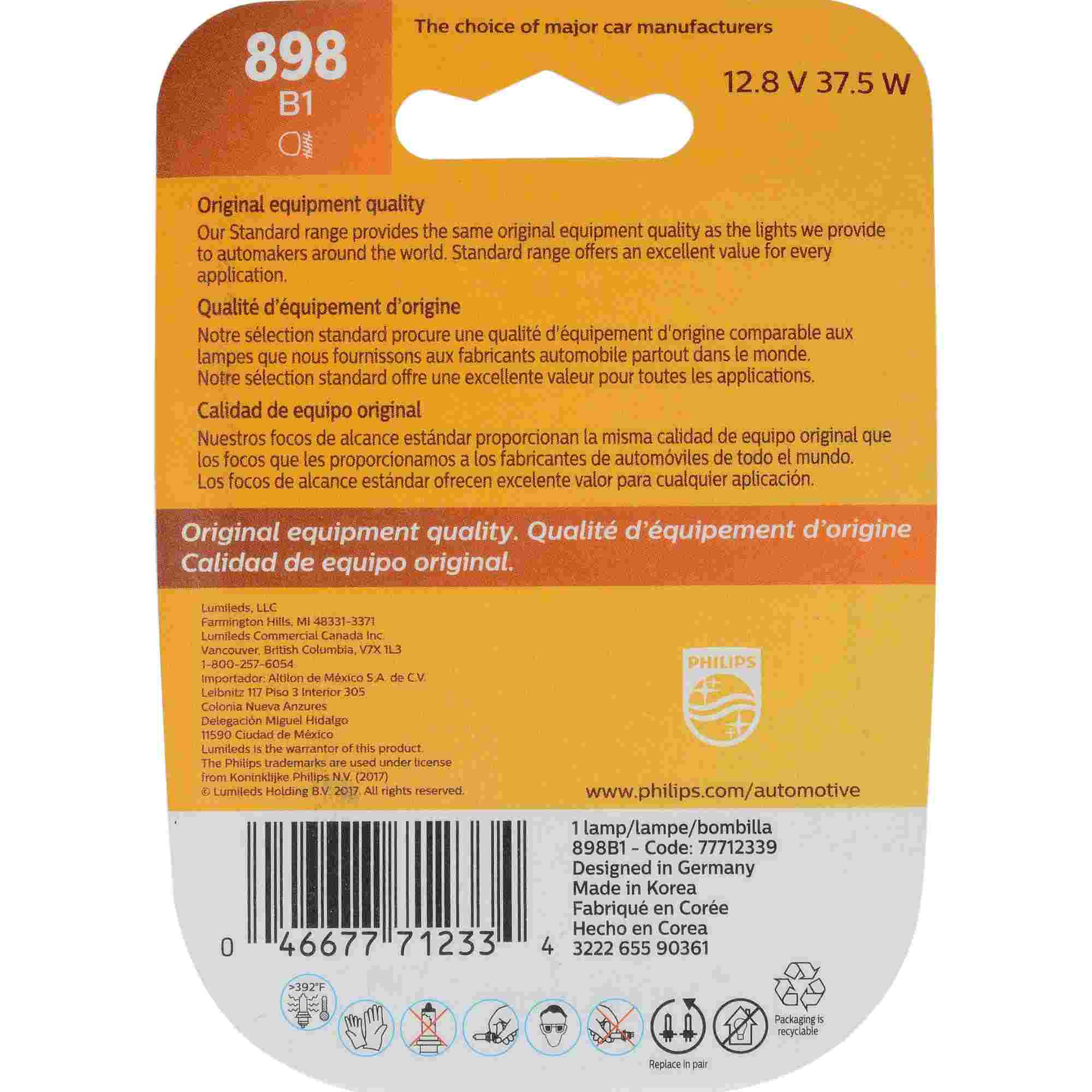 Philips Fog Light Bulb 898B1