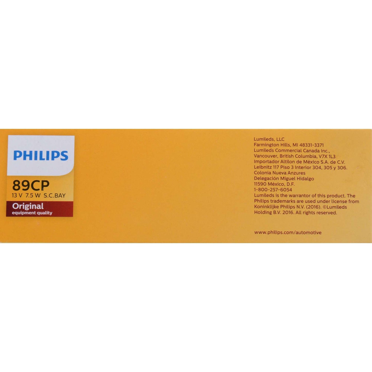 Philips Multi-Purpose Light Bulb 89CP