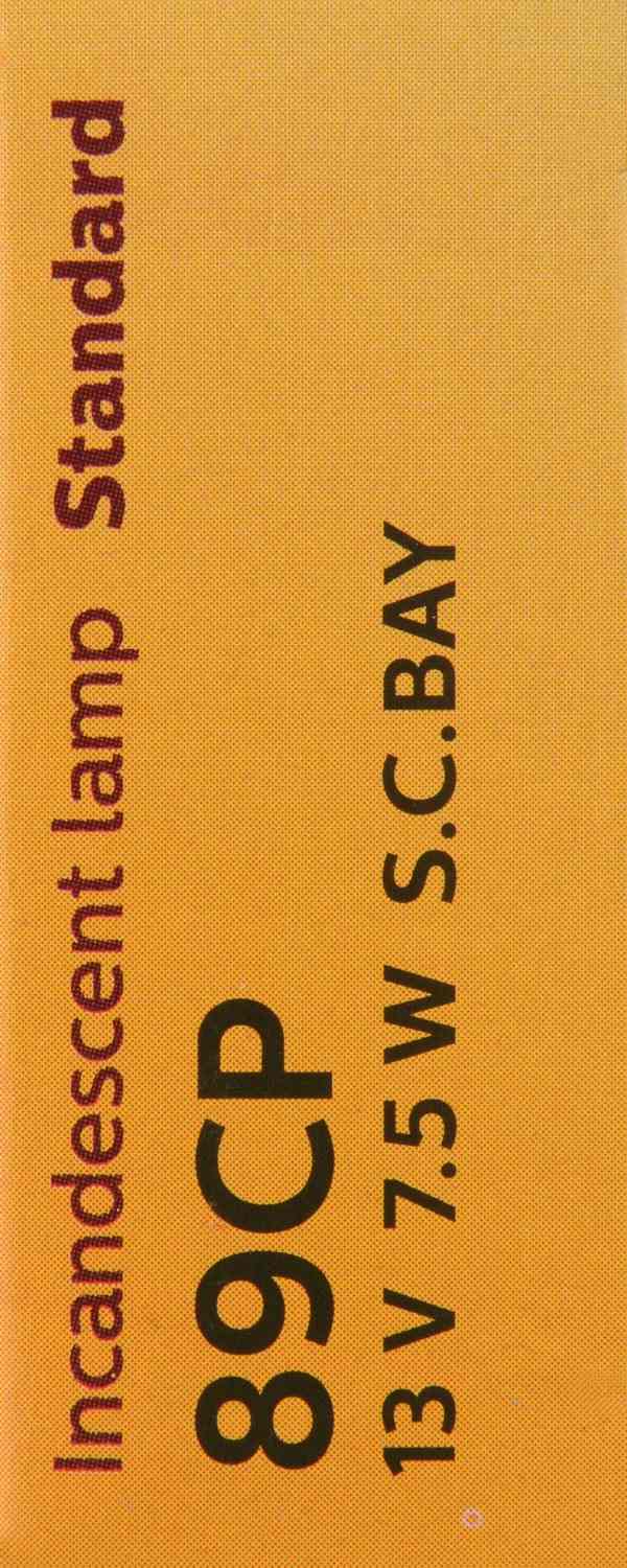 Philips Multi-Purpose Light Bulb 89CP