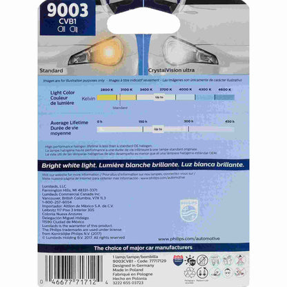 Philips Headlight Bulb 9003CVB1