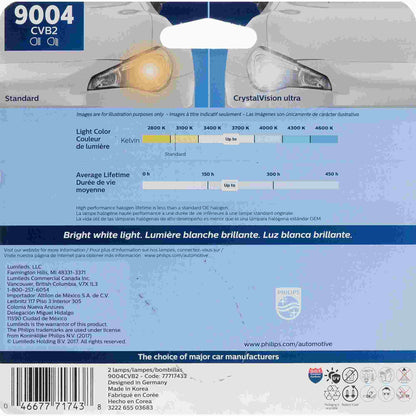 Philips Headlight Bulb 9004CVB2