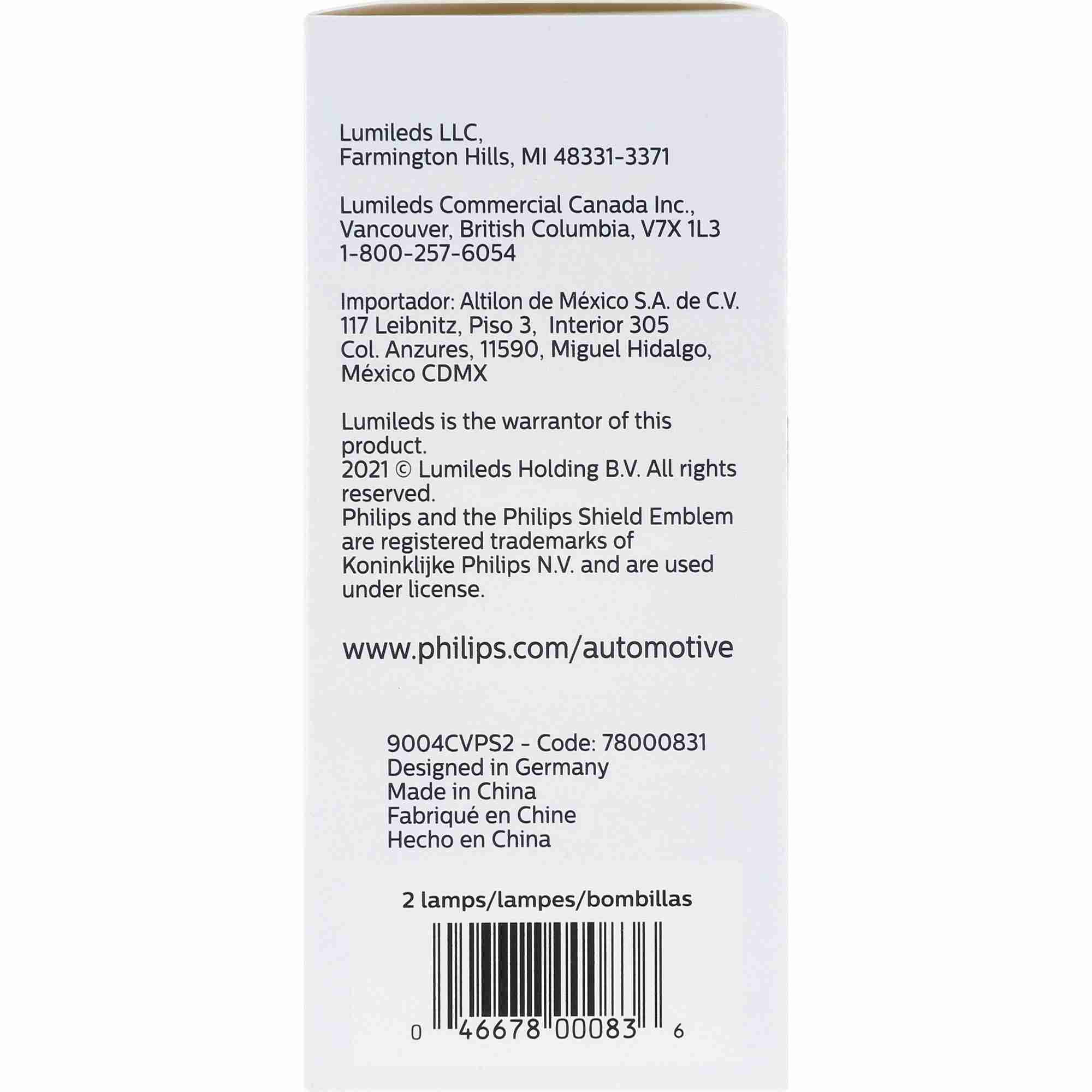 Philips Headlight Bulb 9004CVPS2