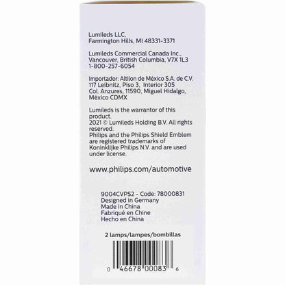 Philips Headlight Bulb 9004CVPS2