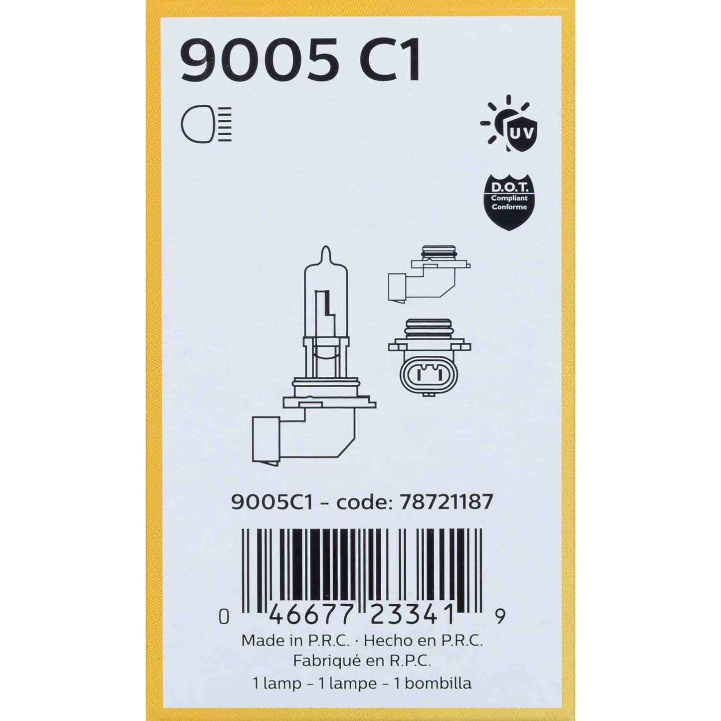 Philips Headlight Bulb 9005C1