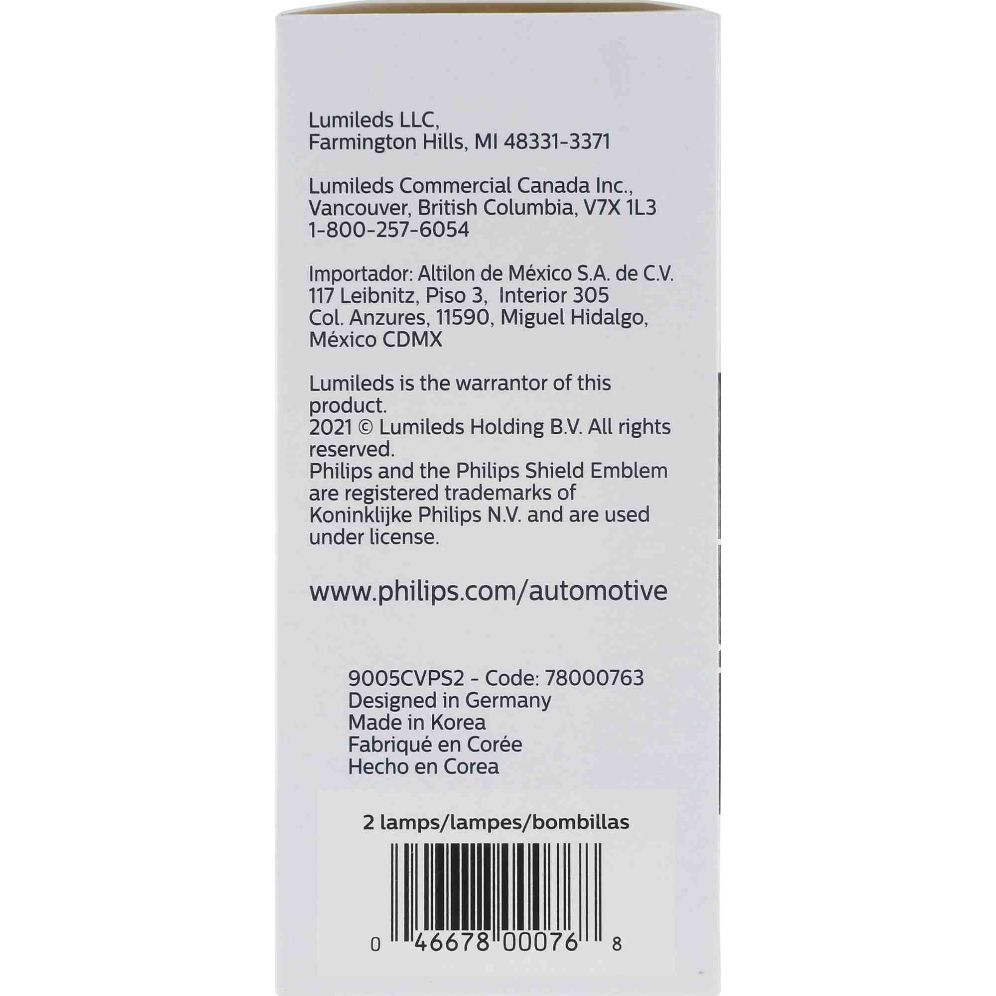 Philips Headlight Bulb 9005CVPS2