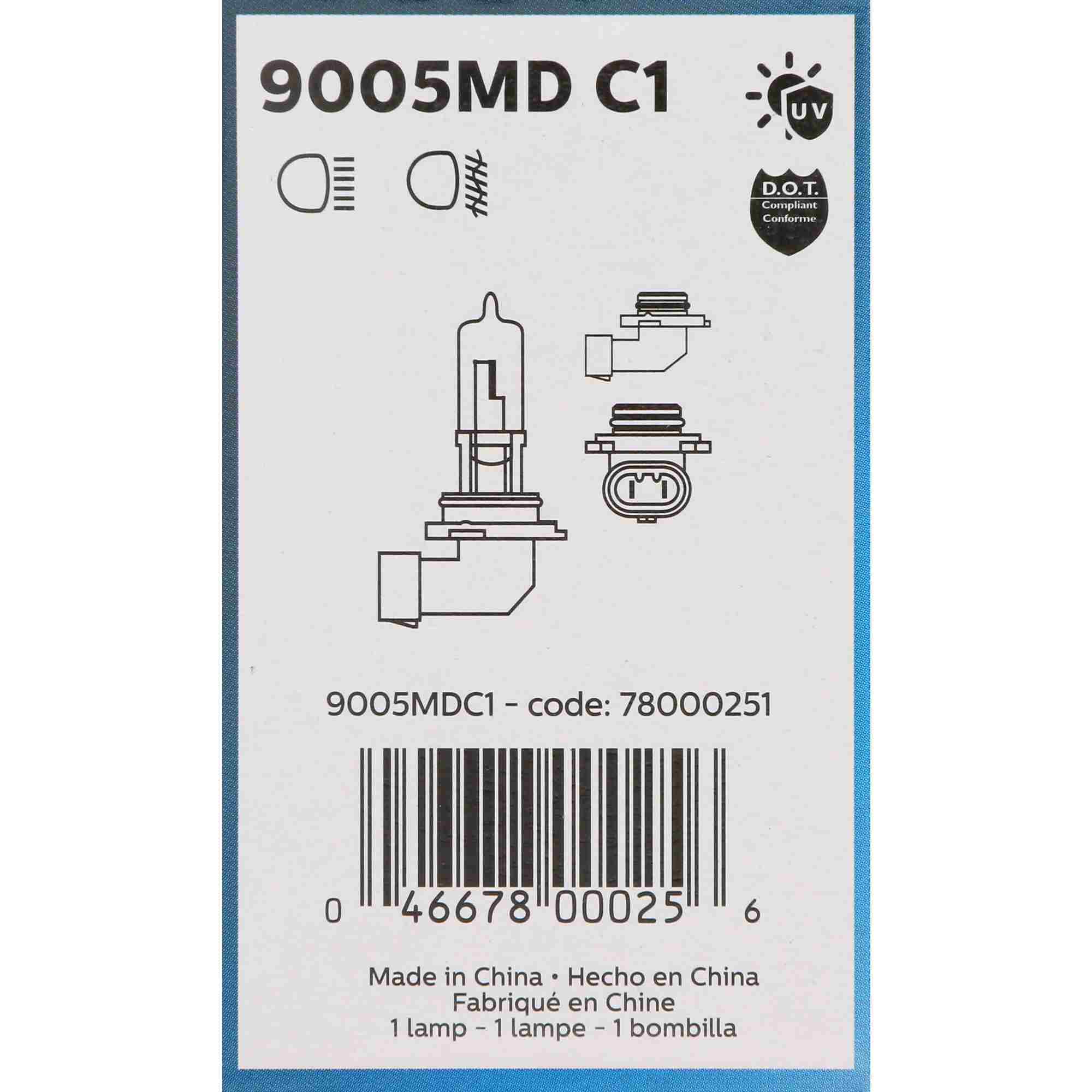 Philips Headlight Bulb 9005MDC1