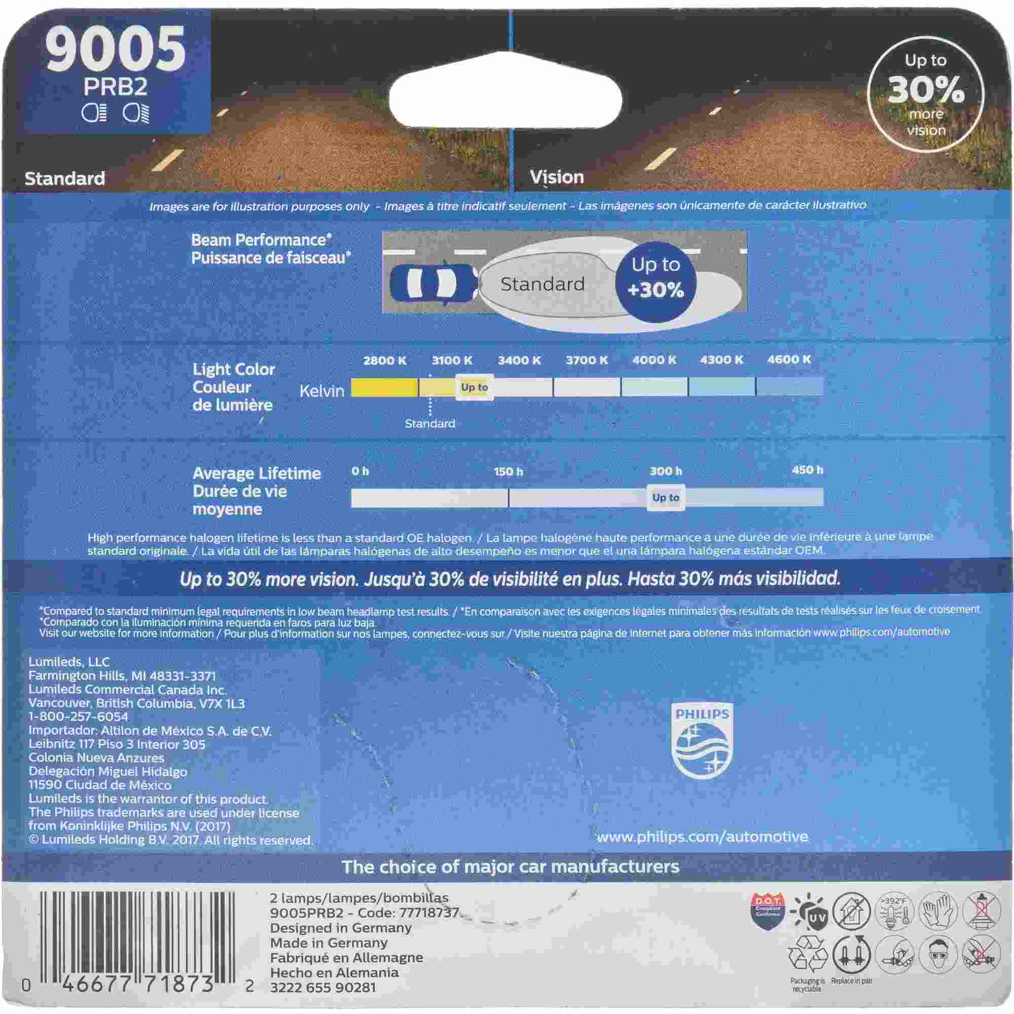 Philips Headlight Bulb 9005PRB2