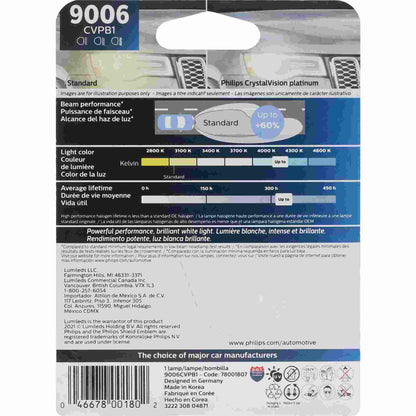 Philips Headlight Bulb 9006CVPB1