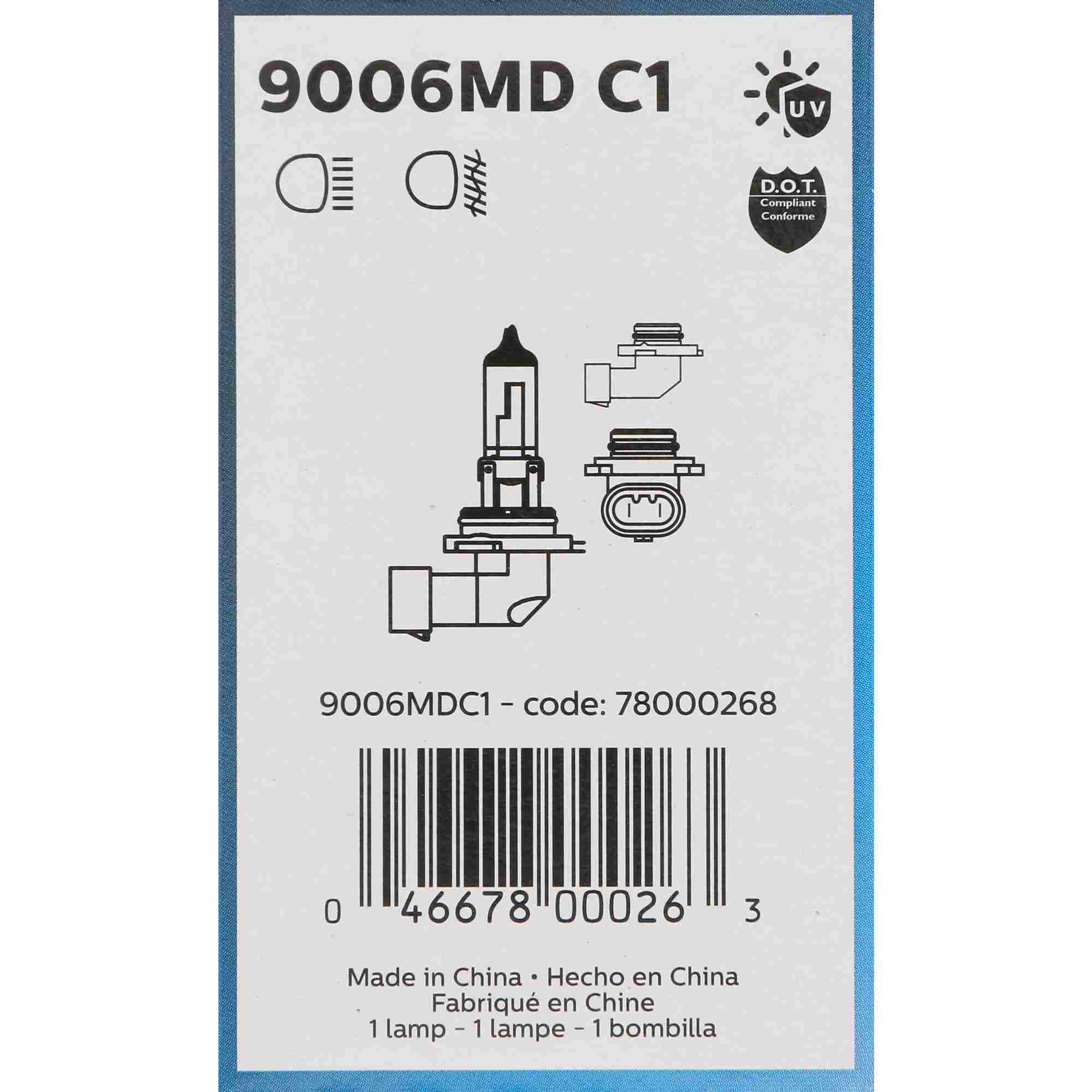 Philips Headlight Bulb 9006MDC1