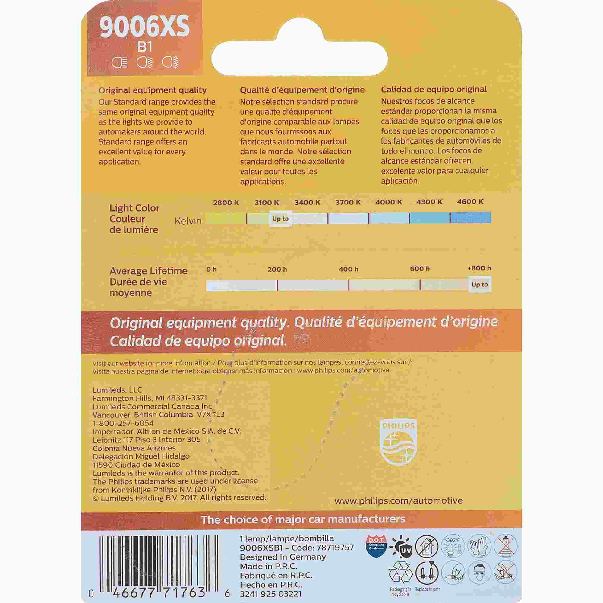 Philips Headlight Bulb 9006XSB1