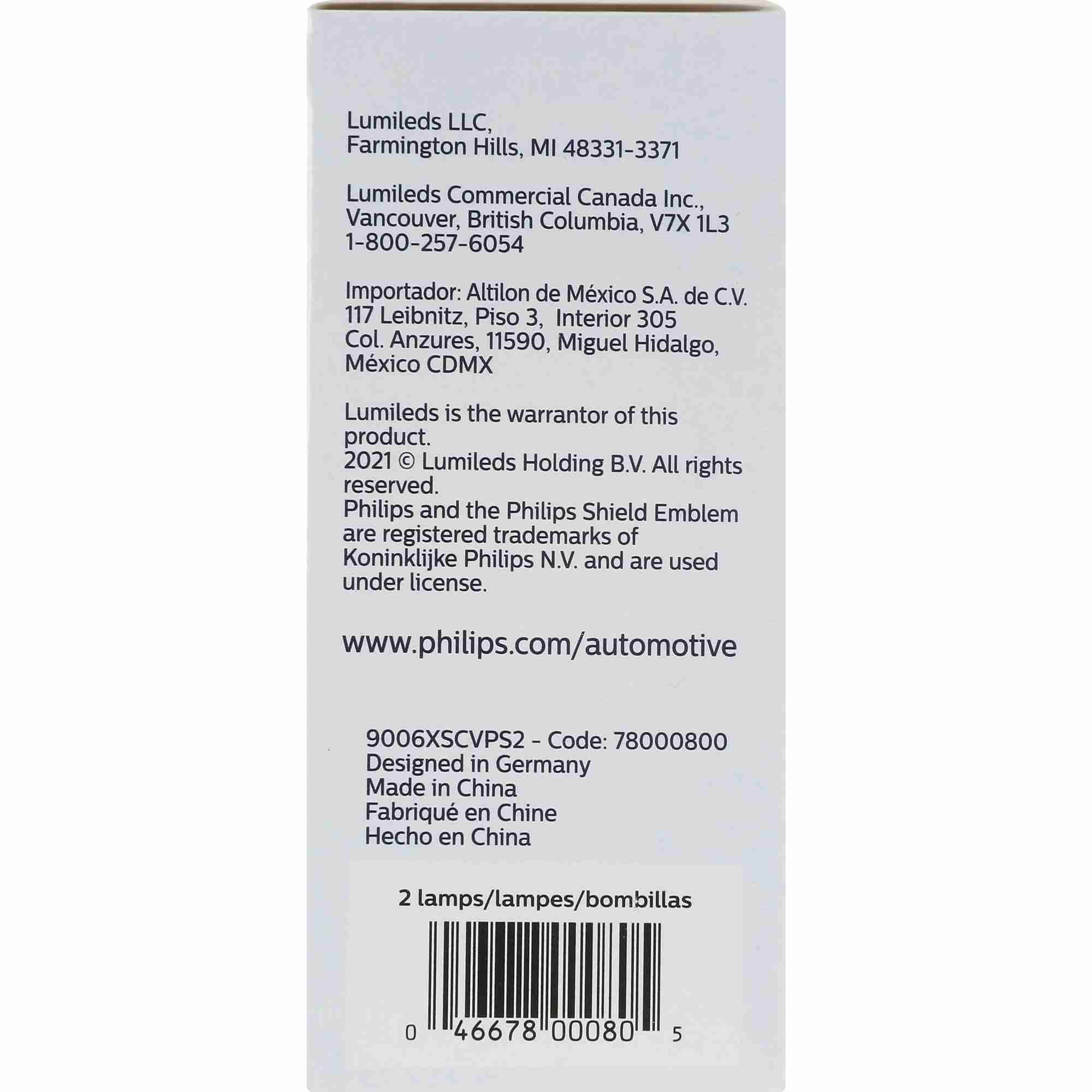 Philips Headlight Bulb 9006XSCVPS2