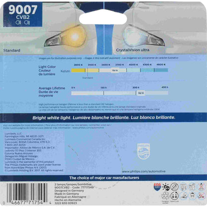 Philips Headlight Bulb 9007CVB2