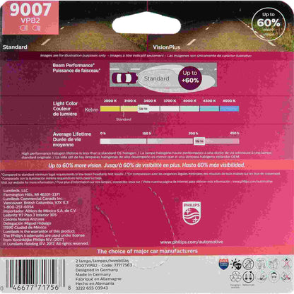 Philips Headlight Bulb 9007VPB2