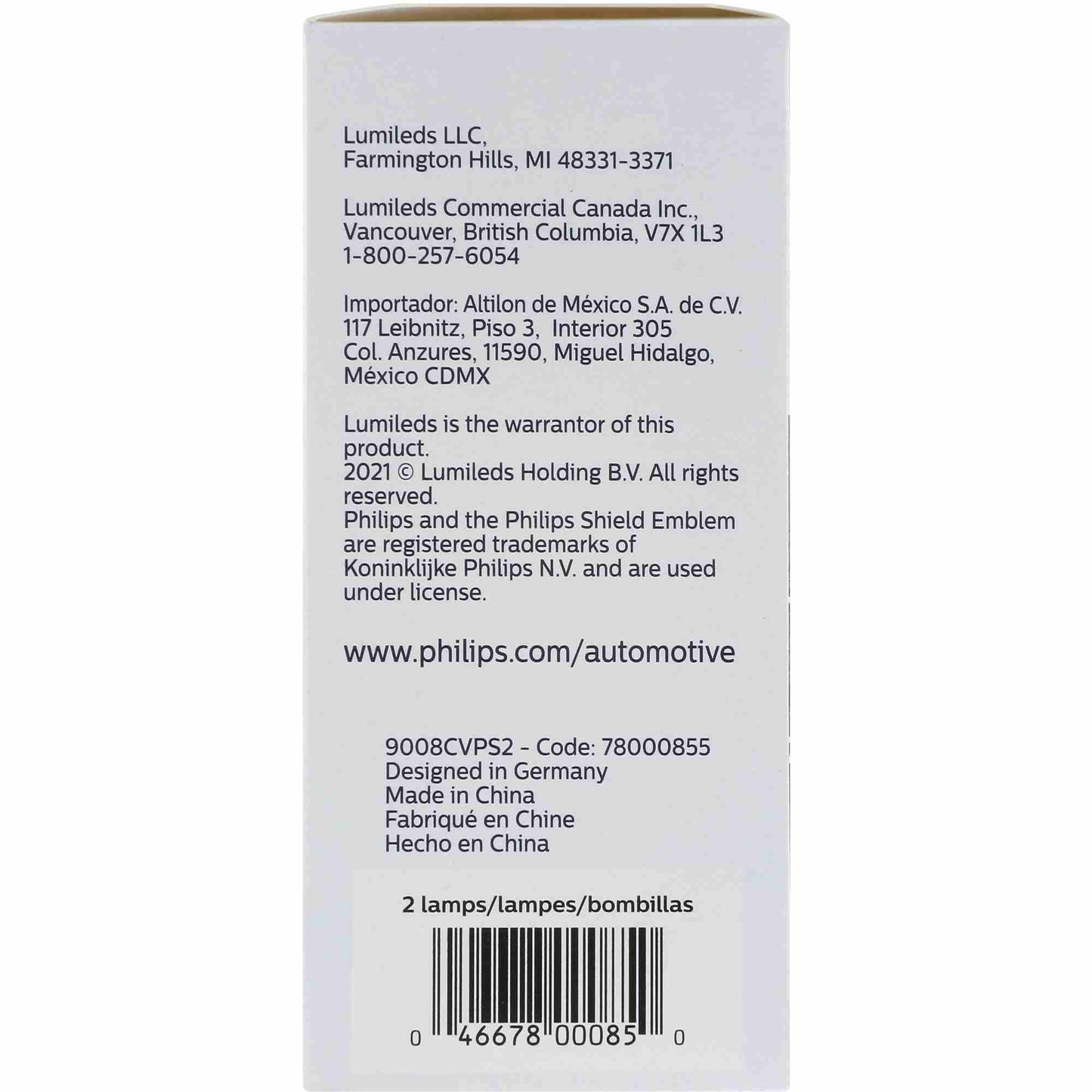 Philips Headlight Bulb 9008CVPS2