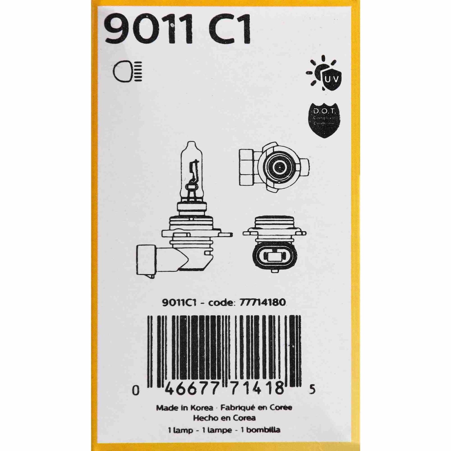 Philips Headlight Bulb 9011C1